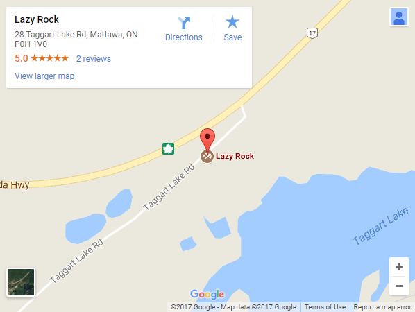 Lazy Rock Google Map