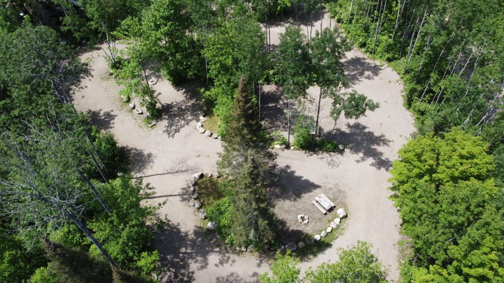 site 34 and site 36 overhead